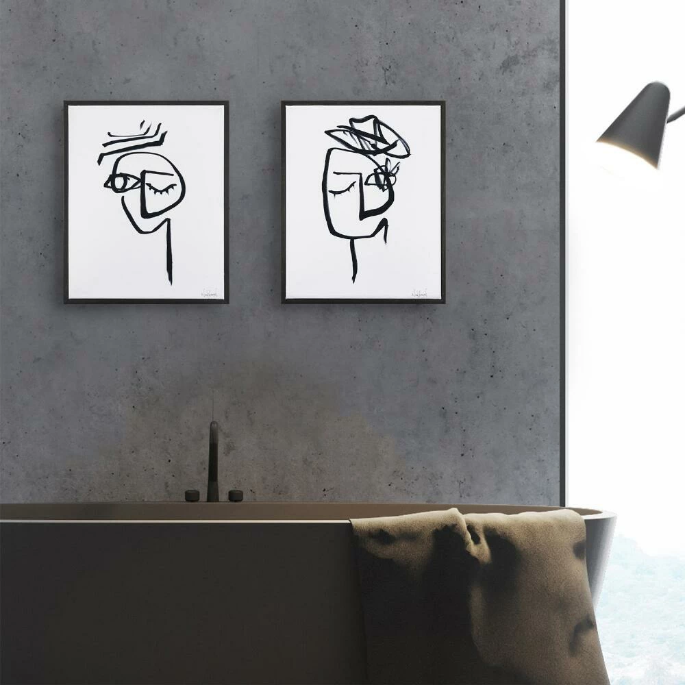 World Market Expressions 4 & 5 By Nikol Wikman Framed Wall Art 2 Piece - Image 4