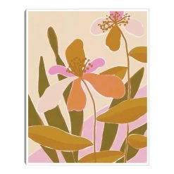 World Market Colorful Irises by Alisa Galitsyna Framed Canvas Wall Art