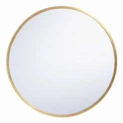 World Market Sana Round Metal Wall Mirror